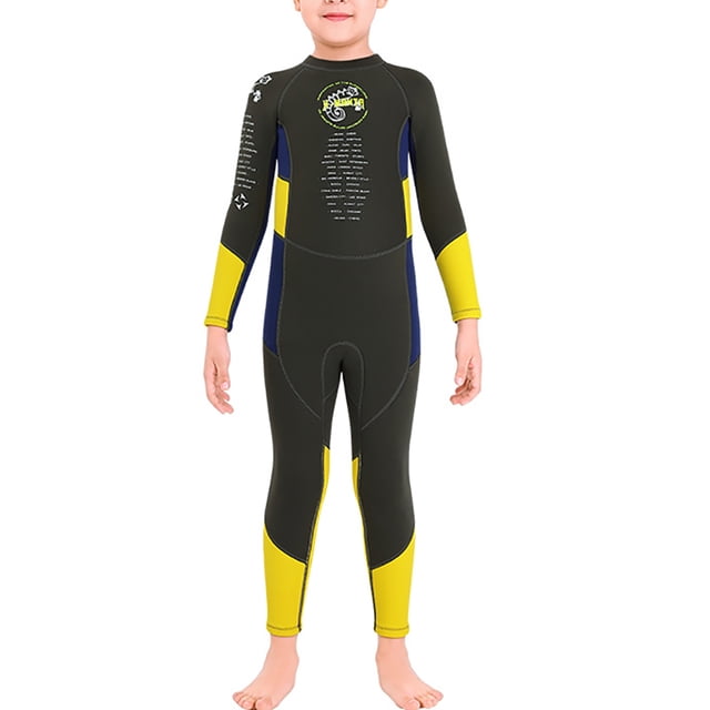 Soidarity DIVE SAIL Neopreno Niños Traje de buceo Cuello 2.5mm UPF 50 Mantener caliente Deportes acuáticos Snorkeling Playa Jugar Traje de Deportes acuáticos Gris SG Soidarity OD003304-04