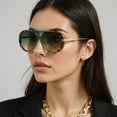 thumbnail image 6 of Elegant Round Frame Sun Glasses Gradient Lenses Eye Glasses For Casual Outings Travel Essential Women Daily Wear, 6 of 8