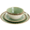 thumbnail image 3 of Gibson Elite Mayfair Bay 12 Piece Stoneware Dinnerware Set in Green, 3 of 5