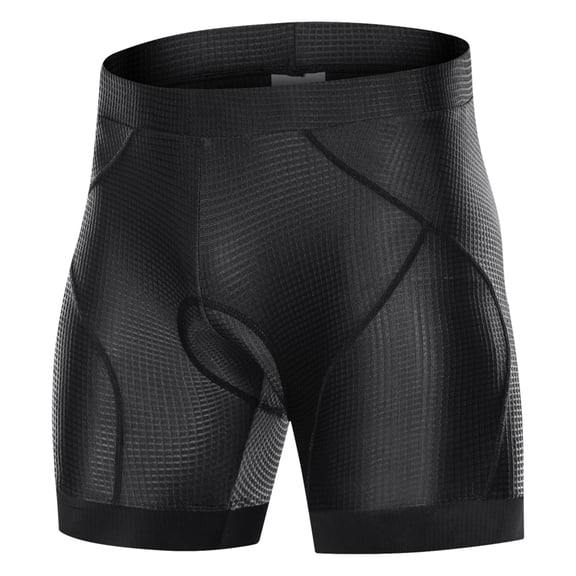 Bike Padded Shorts with Anti-Slip Leg Grips Men Bike Padded Shorts Gel 3D Foam Padding Cool Biking Underwear