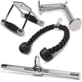 thumbnail image 1 of Juego de accesorios para máquina de cables Yes4All Combo Double D Handle, 1 of 7