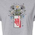 thumbnail image 3 of Diet Coke - Flowers With Coke Can - Juniors Cropped Cotton Blend T-Shirt, 3 of 5