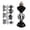Black, variant on SSNTSY 6pcs Candy Ornaments, Hanging Colorful Candy Cane, Sparkling Candy Decor, 1.2" x 3.1" Mini Candy Pendant with Sturdy Hooks & Wire Stands for Home Weddings Parties Commercial