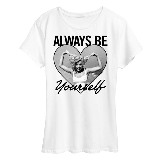 Marilyn Monroe - Always Be Yourself Short Sleeve Graphic T-Shirt