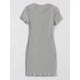 thumbnail image 2 of Vestido de manga corta para mujer, casual, básico, entallado, playera, mini vestidos Gris claro M Gris claro M Xishao ropa, 2 of 2