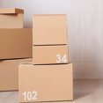 thumbnail image 1 of Tineasur 5Pcs Reflective House Number Stickers Silver Self Adhesive for Outside Mailbox and Address Signs, 1 of 6