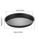 thumbnail image 4 of Molde para pizza Bandeja para hornear redonda antiadherente de acero al carbono | 9,25 pulgadas o 10,24 pulgadas | Home Kitchen Oven Utensilios para hornear para pizza, pasteles, pan, pasteles, 4 of 9