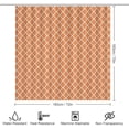 thumbnail image 2 of 4Pcs Elegant Mint Green Quatrefoil Shower Curtain Sets, Bathroom Set Decor with Non-Slip Bath Mat, Toilet Lid Rug and Contour Mat, 72 x 72inch, 2 of 8