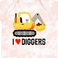 thumbnail image 4 of Inktastic Construction Truck I Love Diggers Boys or Girls Baby Bodysuit, 4 of 5