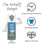 Salt of The Earth Pure Armour Men Roll-on Deodorant 75ml (Pack of 3)