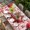 Pink, variant on Pink Valentine's Day Table Cloths for 6 Foot Rectangle Tables, Love Heart Truck Roses Gnomes Patio Waterproof Elastic Fitted Tablecloths, Washable Rectangular Table Cover for Camping