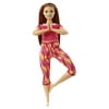 Barbie Made to Move Doll, Curvy, with 22 Flexible Joints Long Straight Red Hair Wearing Athleisure