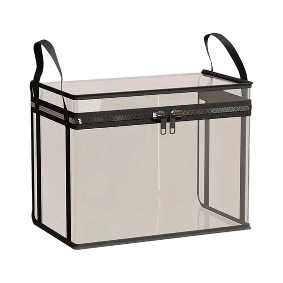 YIKA Extra Large Heavy Duty Moving Bags, Clear Storage Bins with Lids, Reinforced Handles & Heavy-Duty Zippers Moving Boxes Storage Bags Totes for Clothes Packing, Dorms, College Supplies