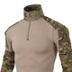 thumbnail image 3 of Camisa de Uniforme de Combate, Camisa de Combate de Manga Larga para Hombre (Camuflaje XXL), 3 of 6