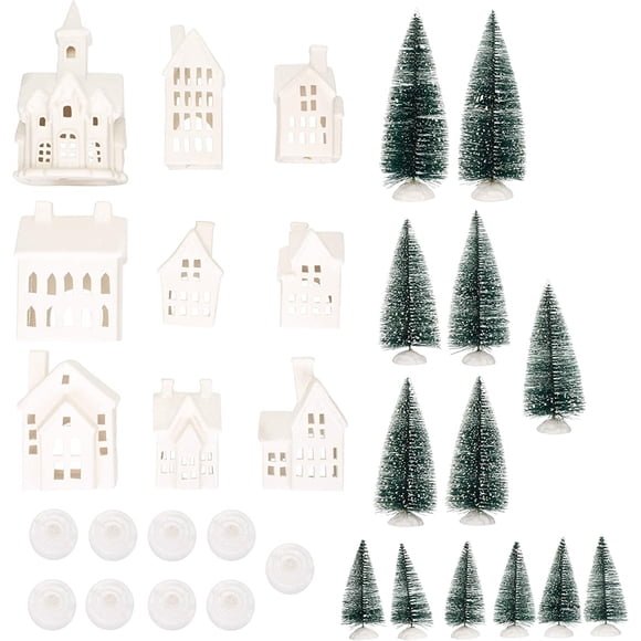 Porte-bougies Chauffe-plat Lot De 2 - Anges De Noël - Décoration De Table Avent - Métal Crème