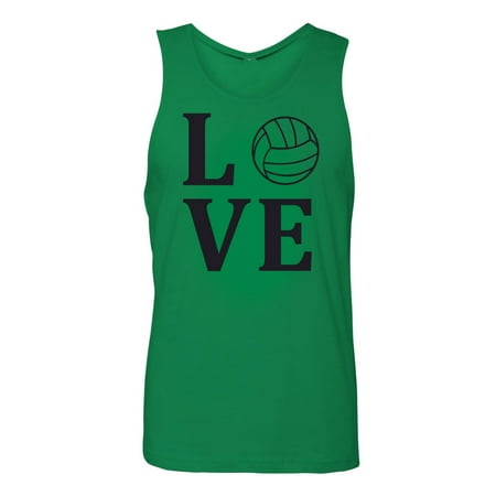 Love Volleyball Mens  Tank (Best Volleyball Jersey Designs)