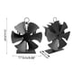 thumbnail image 3 of Xihbxyly Ventilador para Estufa de Leña, de 6 Aspas y Alimentado Por Calor, Silencioso y Eficiente, Mejora La Distribución Del Calor, Apto para Chimenea o Estufa, de Aluminio, de 70 °C a 345 °C, 1360, 3 of 7