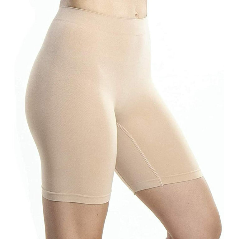 Ever Essential Nude SlipShorts Under Dresses, Women Spandex Biker Anti  Chafing Shorts