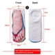 thumbnail image 2 of 5 Pares de con Chanclas con Estampado de Manicura en 3D Divertidos Ocultos CóModos para Correr Tobilleros de Corte Bajo Personalizados para Mujer, 2 of 10