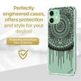 thumbnail image 2 of Case Yard iPhone-11 Case Clear Soft & Flexible TPU Ultra Low Profile Slim Fit Thin Shockproof Transparent Bumper Protective Cover Drop Protective Cell Phone Cases (Dripping Mandala), 2 of 8
