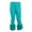 Sky Blue, variant on Weebloom Fashion Pants For Teen Girls Leggings Ribbed Lace Trim Footless Ruffle Tight Stocking Bottom Sweatpants Lovely Activewear,4-5 Years