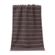 thumbnail image 5 of Toalla de baño de algodón, toalla de playa, súper absorbente, ligera, de secado rápido, toalla de baño marrón, 5 of 9