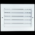 thumbnail image 4 of [2 Pack] Fits 8x6 Duct Opening 3 WAY Steel Air Supply Diffuser by Handua | Register Vent Cover Grill for Sidewall and Ceiling | White | Outer Dimensions: 9.75" X 7.75", 4 of 8