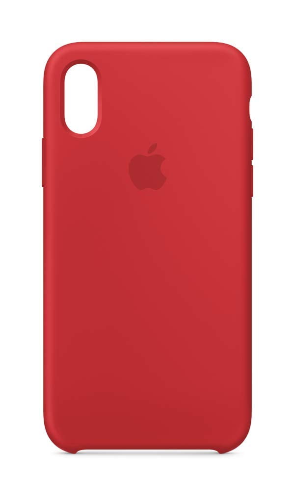 Refurbished Apple Silicone Case for iPhone XS, Red