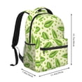 thumbnail image 2 of Easygdp Green Peas Mochila Ergonómica Versátil para Laptop - Múltiples Bolsillos, Correas Ajustables, Unisex para Escuela, Viajes y Actividades al Aire Libre-One Size, 2 of 5