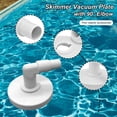 thumbnail image 4 of AYYUFE Pool Skimmer Vacuum Plate with 90-Degree Elbow High Efficiency Pool Skimmer Vacuum Plate Adapter Replacement Parts, 4 of 7