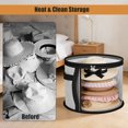 thumbnail image 5 of Deago 2 Pack Large Clear Hat Storage Boxes, Foldable Round Cowboy Hat Organizer for Closet, Wide Brims Hat Case with Carrying Handles, Hat Bag (Gray), 5 of 8