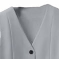 thumbnail image 4 of Gytharion Women's Suit Waistcoats Solid Color V Neck Button Down Blazer Vests Sleeveless Open Front Casual Waistcoats, 4 of 4