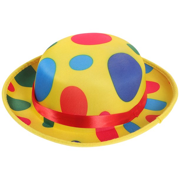 Sombrero de payaso de carnaval, disfraz de actuación, accesorios para fiesta de payaso creativo