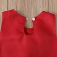 thumbnail image 3 of TOOYOU Girls Dresses Maxi Outfit Baby Sleeveless Bow Set Casual Dress+Headband Dress&Skirt Sweet Girl Elegant Sundress ,Size 12-18 Months , Red, 3 of 9
