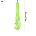 thumbnail image 4 of Artificial Hanging Plant Decor Mint Green, Cascading Foliage, 5-Pack, 37.4 Inches, Indoor Outdoor Home Decor, 4 of 7