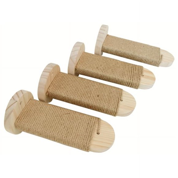 Cat Wall Steps (4-Pack) â Space-Saving Wall-Mounted Cat Shelves for Climbing & Exercise