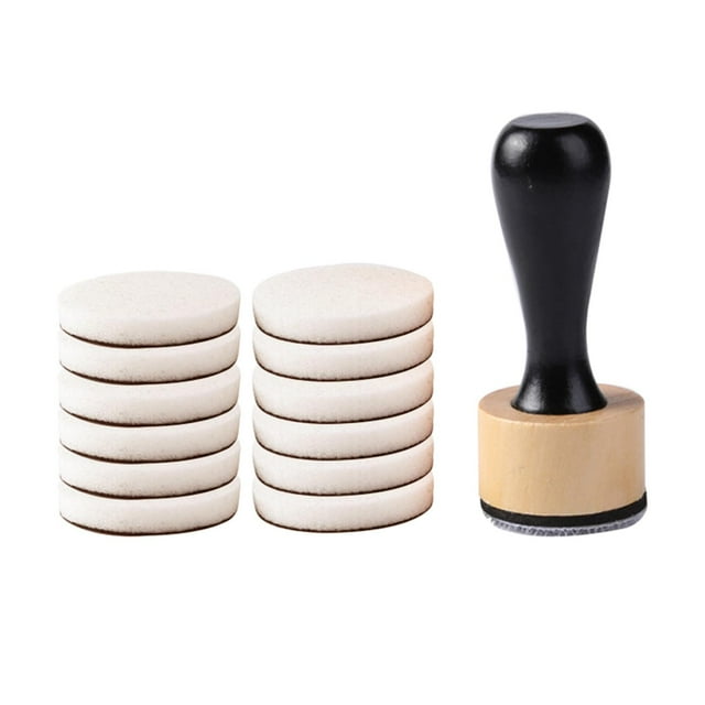GUOOL Mini Mousses de Mélange d'Encre, Mousse en Forme de Dome pour Mélanger, Rendu de Cartes, 1 Poignée, 12 Éponges