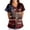 01-Multicolor, variant on 4th of July Women's V-Neck Scrub Top - 250 Anniversary USA Modern Classic Shirt with Pockets, Instrument Loop & Fade Resistant Fabric 02-Blue XL