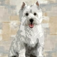 thumbnail image 2 of Rodgers, Keri 26x26 Black Ornate Wood Framed with Double Matting Museum Art Print Titled - West Highland White Terrier, 2 of 4