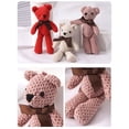 thumbnail image 2 of 15CM Bear Stuffed Plush Toys Baby Cute Dress Key pendant Pendant Dolls Gifts Birthday Wedding Party Decor 1pcs, 2 of 7