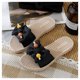 thumbnail image 2 of Cute Bow Slippers for Women Casual Summer Flat Non-Slip Sandals for Home, 2 of 2