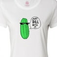 thumbnail image 4 of Inktastic Just Dill with It Chill Dill Pickle in Sunglasses Women's T-Shirt, 4 of 5