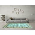 thumbnail image 3 of Ahgly Company Indoor Rectangle Abstract Light Blue Modern Area Rugs, 5' x 8', 3 of 4