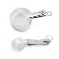 thumbnail image 2 of 8pcs Baking Tool Kitchen Measuring Spoon Sets Stainless Steel Handle Measuring Cup With Scale Measuring Spoon Kitchen Gadget, 2 of 11