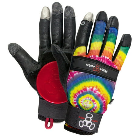Triple Eight Tye Dye Downhill Longboard Gloves