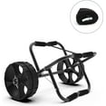 thumbnail image 2 of FDB 200LBS Universal Folding Bend Kayak Canoe Boat Carrier Dolly Trailer Tote Trolley Transport Cart Wheel for Carrying Kayaks, Canoes, Paddleboards, Float Mats, Boats Black, 2 of 9