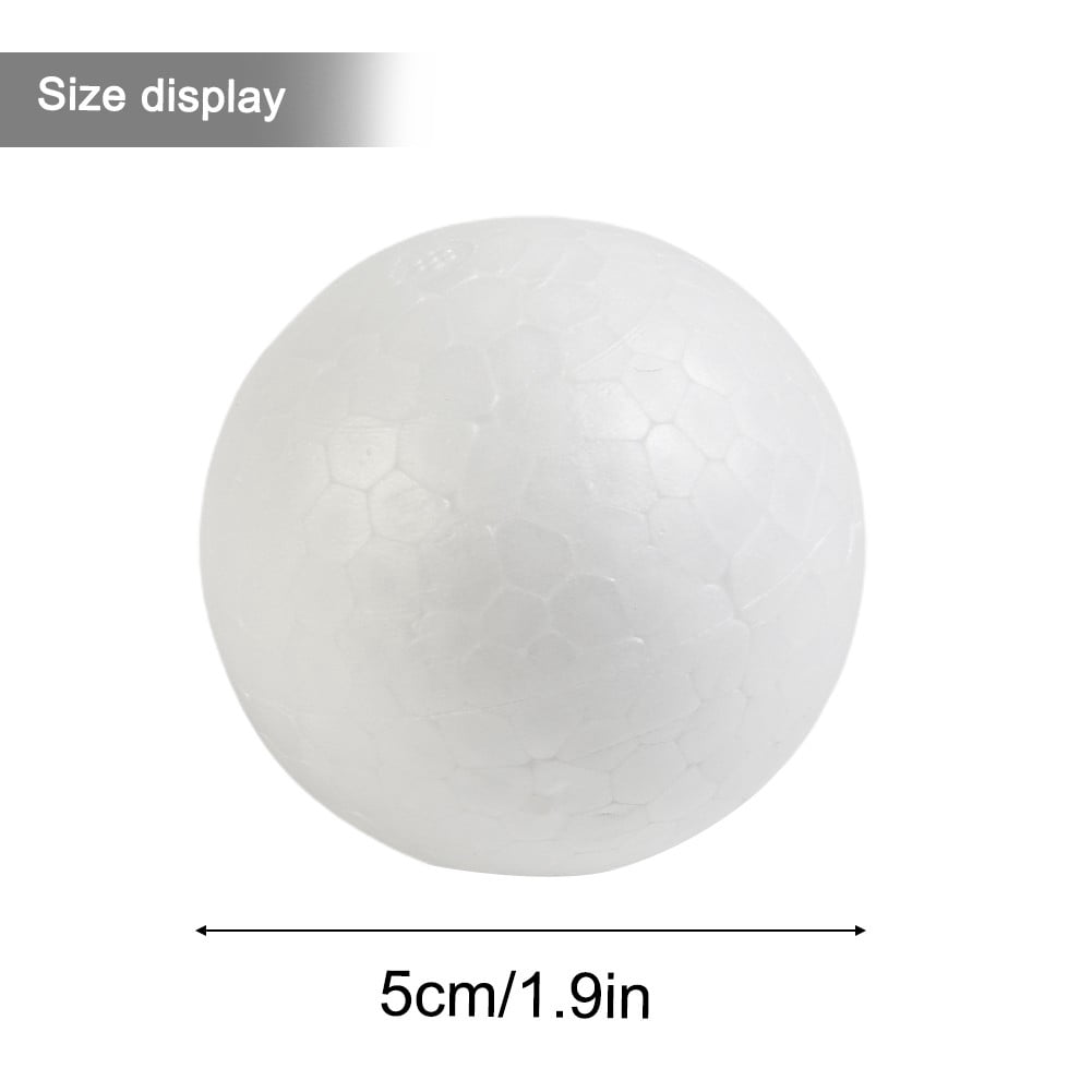 10pcs Wedding Decoration Modeling Craft Solid Polystyrene Foam Balls Round Spheres DIY Stuff Solid 2-10cm