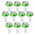 thumbnail image 1 of 10uds 6mm Metal Motocicleta Licencia Placa Marco Perno Tornillo Verde, 1 of 1