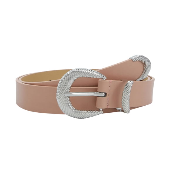 Large Fashion Belts for Women Dresses Fashion Waist Belt Women Leather Belts with Gold Buckle for Dress Pants Skinny Belts for Women Silver Buckle Thin Belts for Women Silver Buckle,Pink