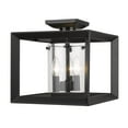 thumbnail image 3 of Golden Lighting 2073-Sf12 Smyth 3 Light 12" Wide Semi-Flush Ceiling Fixture - White, 3 of 3